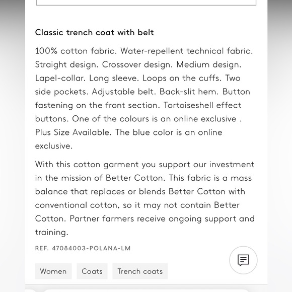 Mango Beige Trench Coat - Picture 9 of 16